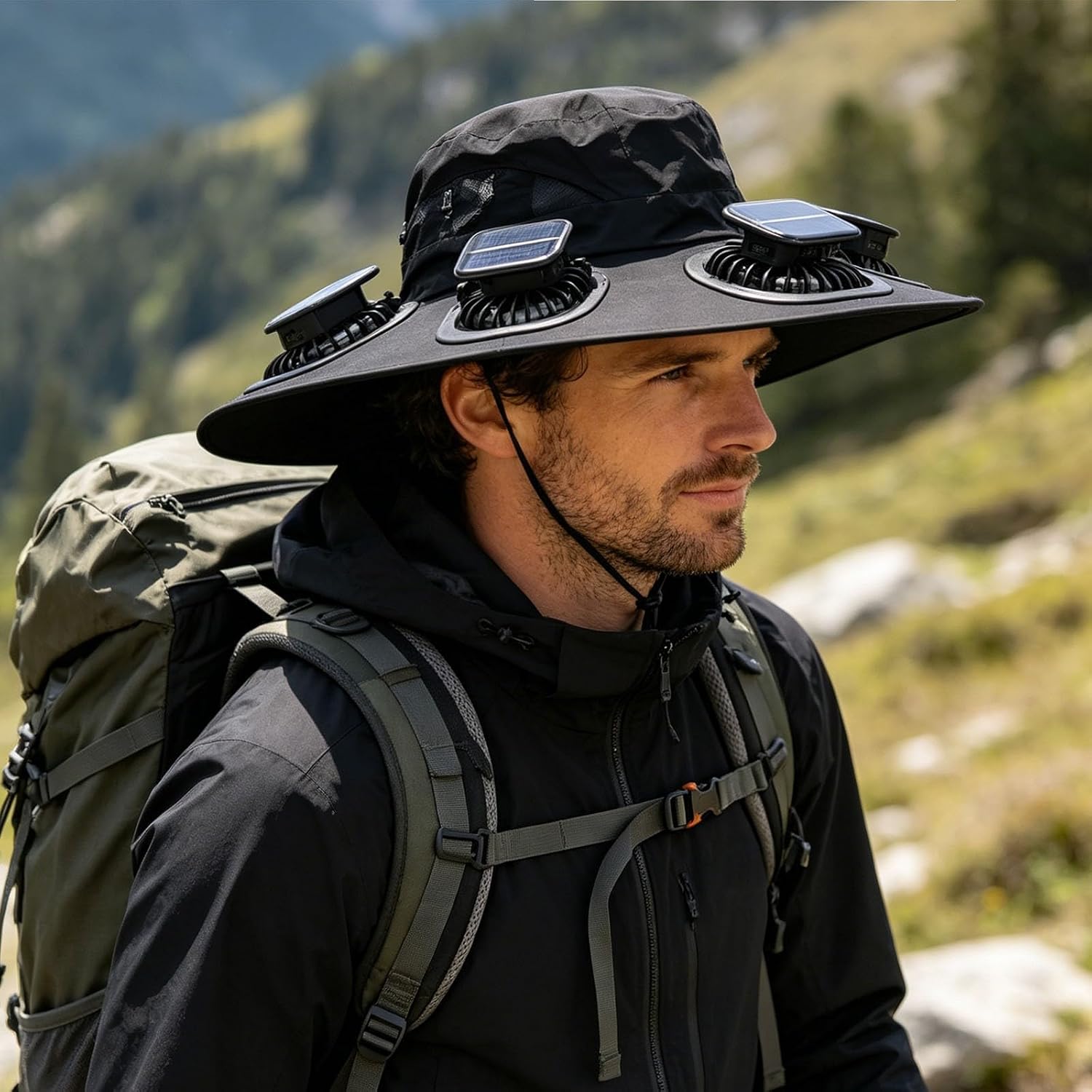 Outdoor Camping Fans - 2026 Hot Summer 6 Fans Visor