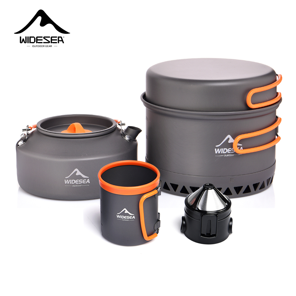Camp Cooking Set - Camping Tableware Outdoor Cookware Set Pots