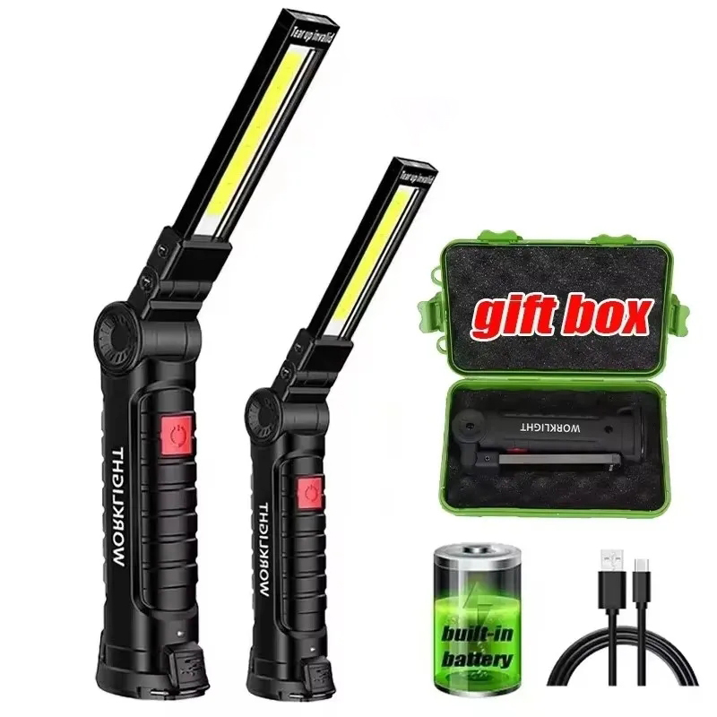 Outdoor Camping Light Portable - Portable Handheld Flashlight USB Rechargeable LED