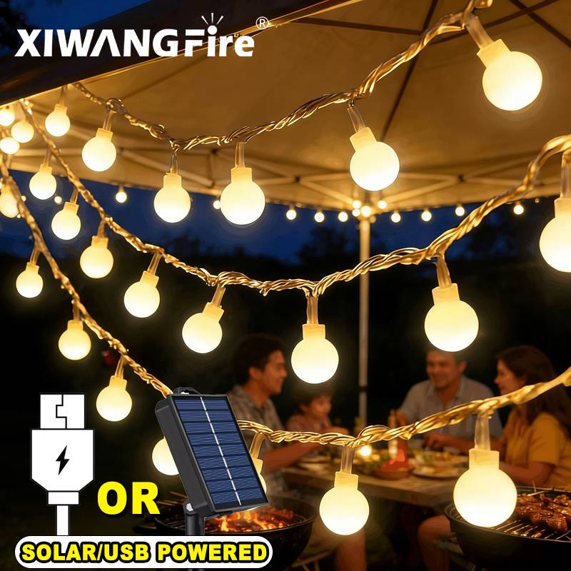 3-10M Solar/USB/Battery String - Outdoor Camping Tent Waterproof ulasan dan harga