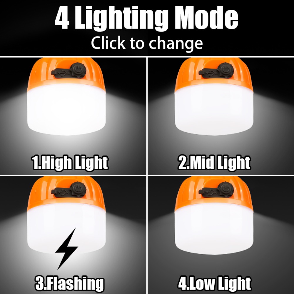 Portable Mini Camping Lamp 4 L - Outdoor Camping Light Portable ulasan dan harga