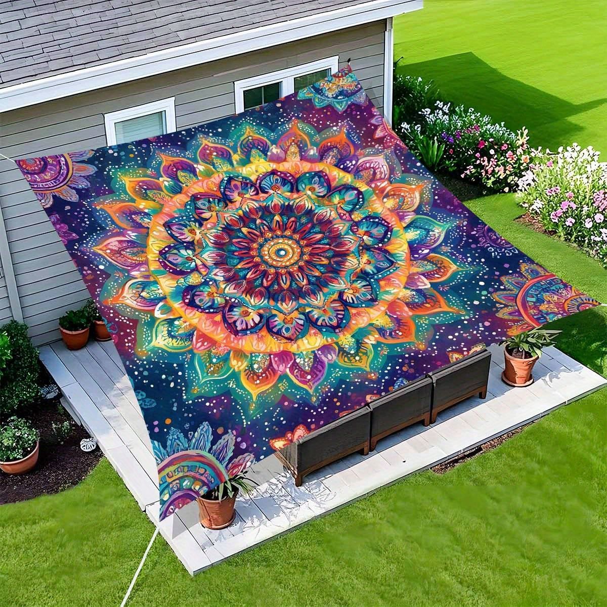 Color Flower Camping Sunshade  - Outdoor Camping House ulasan dan harga