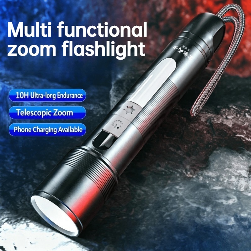 Multi Functional LED Flashligh - Outdoor Camping Light Portable ulasan dan harga