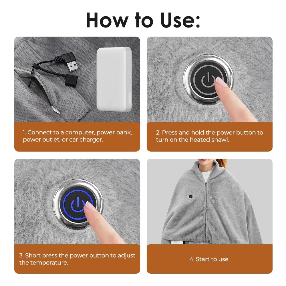 High Quality Wearable USB Elec - Outdoor Camping Heated Blanket ulasan dan harga