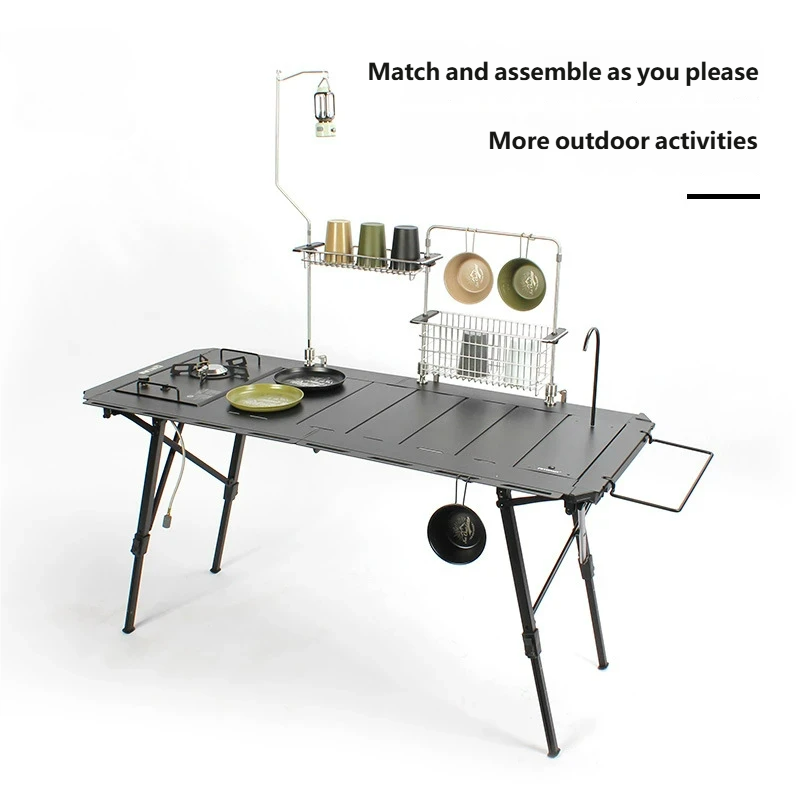 Portable Aluminum Alloy Igt Ta - Outdoor Camping Folding Table ulasan dan harga