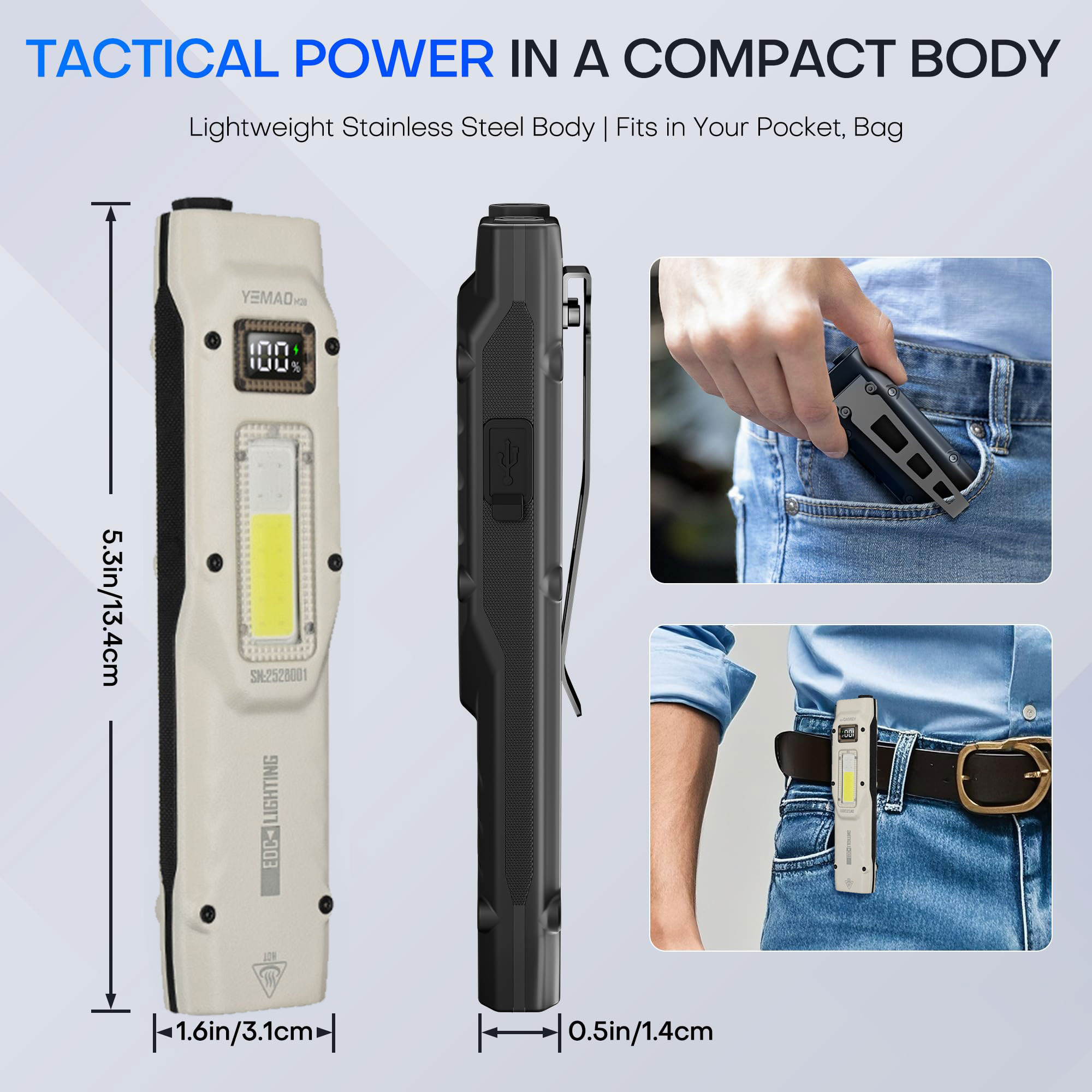 Portable 880LM YEMAO M28 Ultra - Outdoor Camping Light Portable ulasan dan harga
