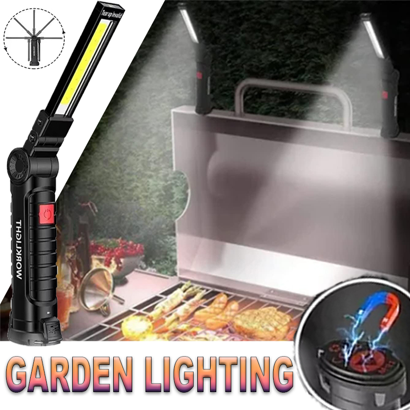Portable LED Flashlight with M - Outdoor Camping Light Portable ulasan dan harga