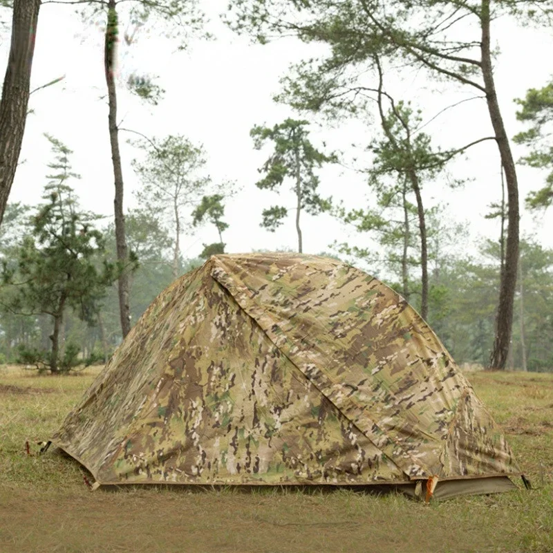 Single - Person Tactical Tent  - Outdoor Camping Solo ulasan dan harga