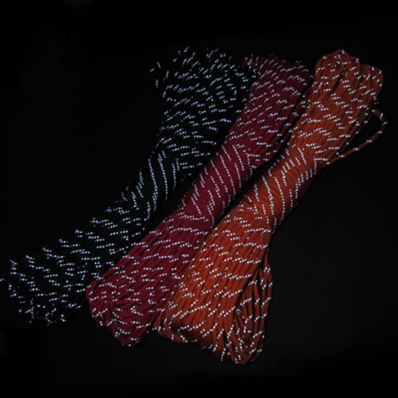 Reflective Paracord 550 Milita - Outdoor Camping Extension Cord ulasan dan harga