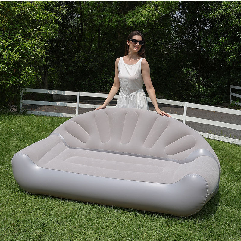 Fan Shaped Inflatable Sofa 2 P - Outdoor Camping Fans ulasan dan harga