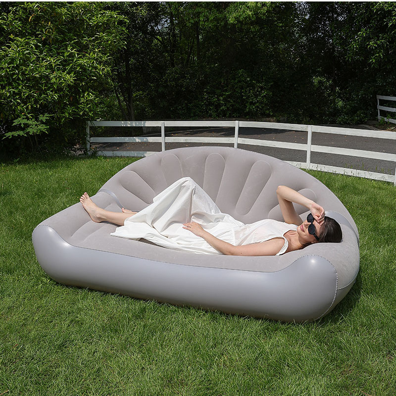 Fan Shaped Inflatable Sofa 2 P - Outdoor Camping Fans ulasan dan harga