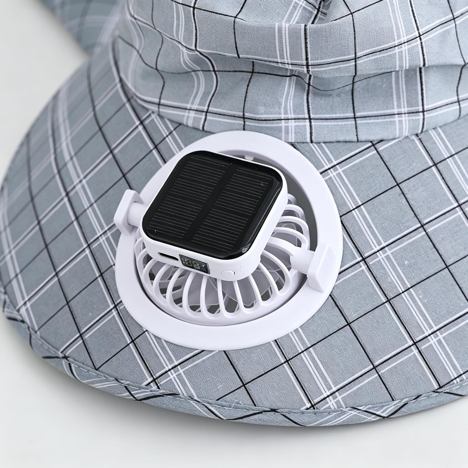 1PC Solar Power Neck Guard Fan - Outdoor Camping Fans ulasan dan harga