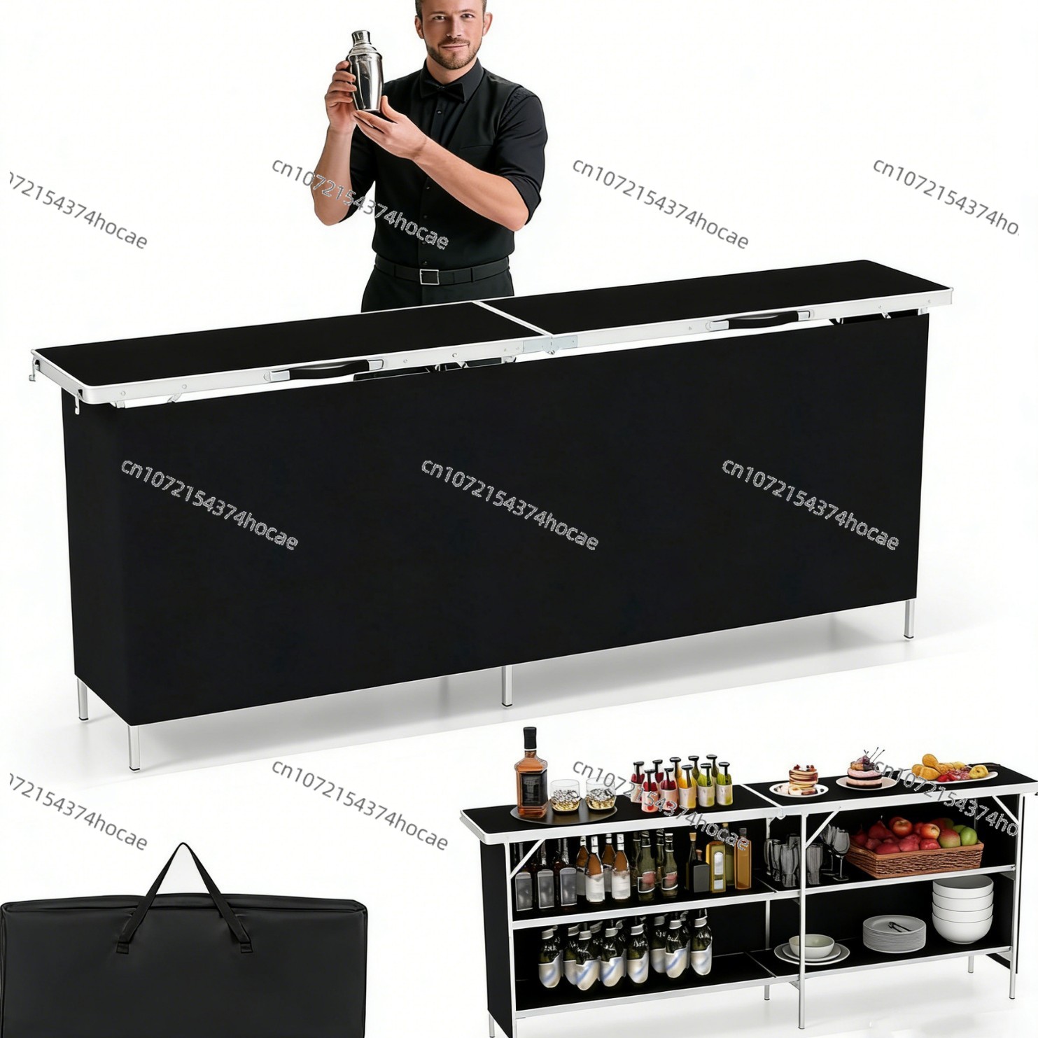 Aluminum Alloy Outdoor Folding - Outdoor Camping Folding Table ulasan dan harga