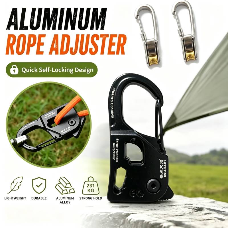 Aluminum Alloy Tent Rope Tensi - Outdoor Camping Extension Cord ulasan dan harga