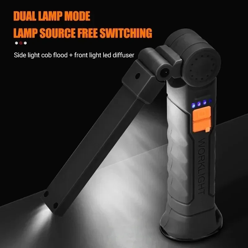 Portable COB LED Flashlight US - Outdoor Camping Light Portable ulasan dan harga