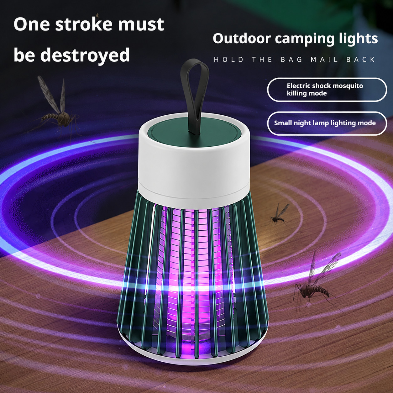 Electric Mosquito Killer Lamp  - Outdoor Camping Bug Zapper ulasan dan harga