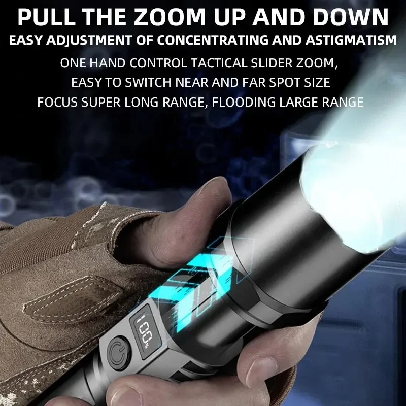Powerful Led Handheld Flashlig - Outdoor Camping Light Portable ulasan dan harga