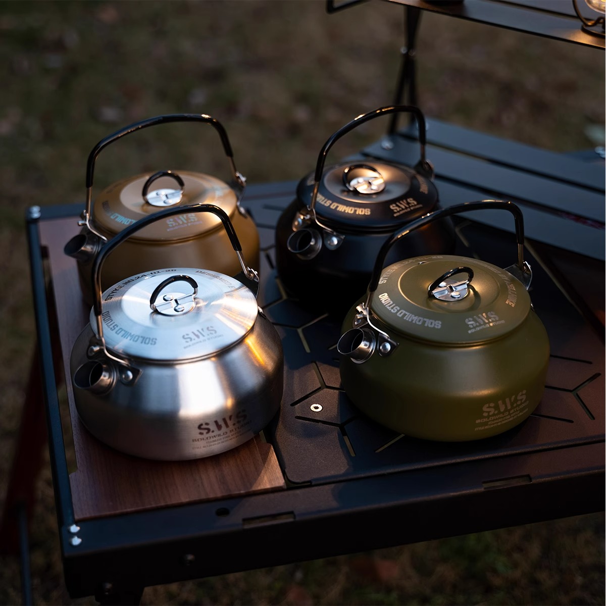 Outdoor Water Kettle Mini 0.8L - Outdoor Camping Solo ulasan dan harga