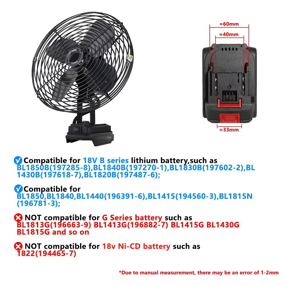 6/8In Camping Fan Outdoor Fish - Outdoor Camping Fans ulasan dan harga