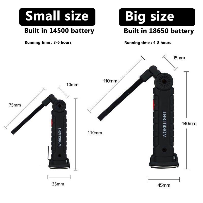 Portable Fold LED Flashlight S - Outdoor Camping Light Portable ulasan dan harga