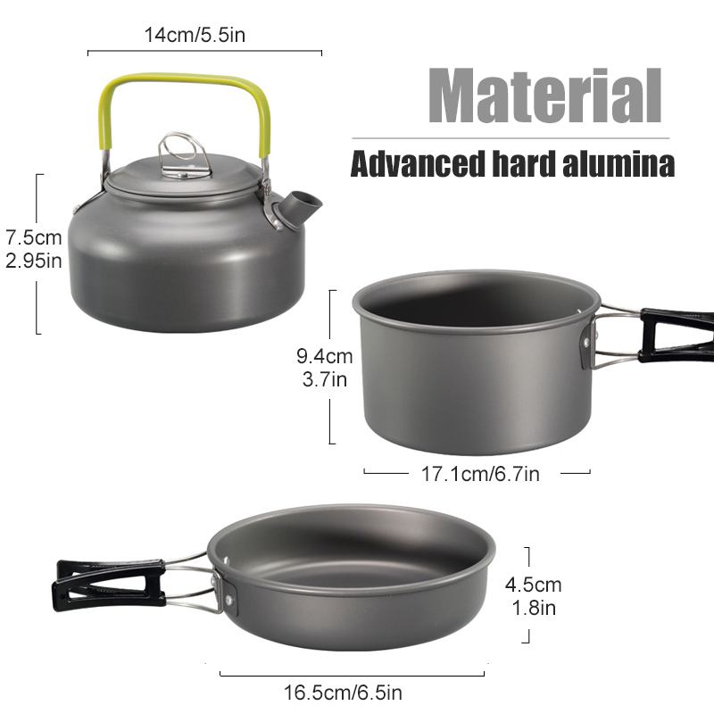 WESTTUNE Camping Cookware Kit  - Camp Cooking Set ulasan dan harga