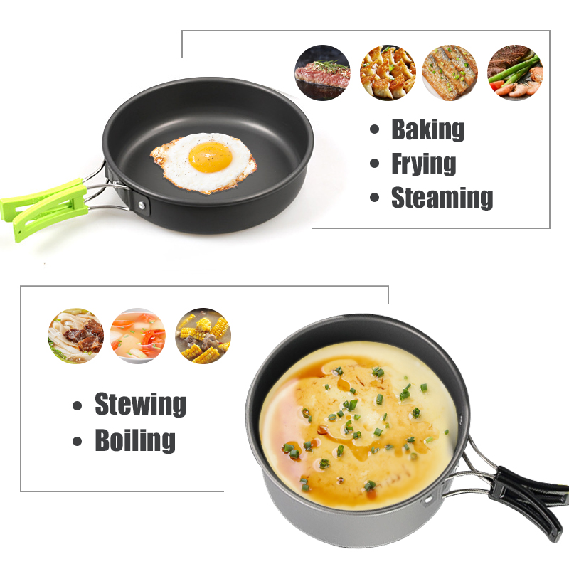 WESTTUNE Camping Cookware Kit  - Camp Cooking Set ulasan dan harga