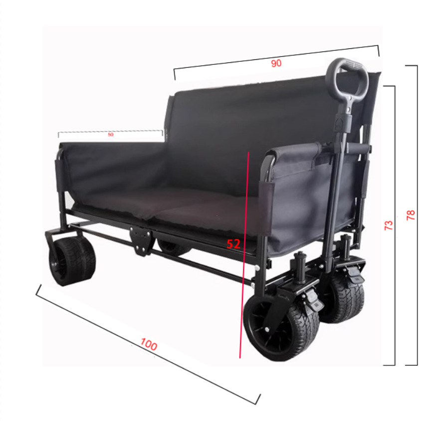 JXFT Multifunctional Four-Whee - Outdoor Camping Folding Table ulasan dan harga