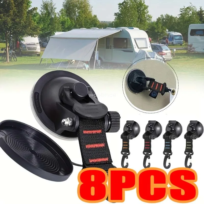 1/8 Pcs Tent Suction Cups, Pow - Outdoor Camping House ulasan dan harga