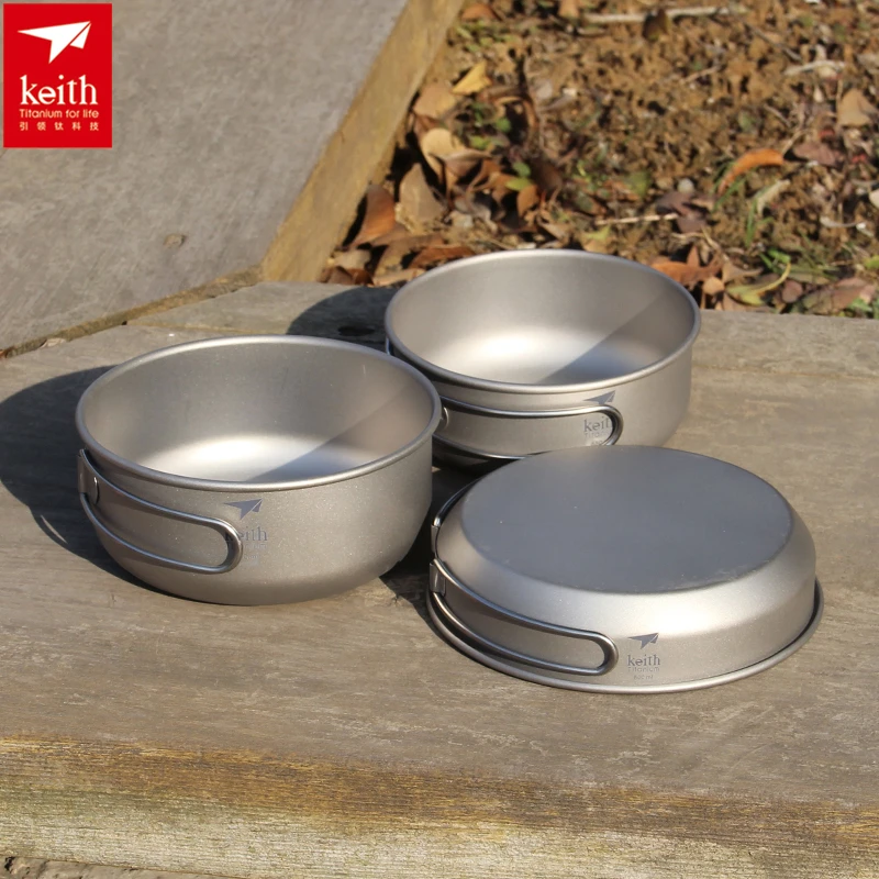 Keith 3PCS Titanium Cookware P - Camp Cooking Set ulasan dan harga