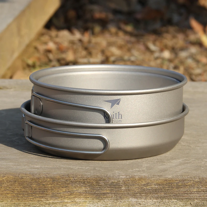 Keith 3PCS Titanium Cookware P - Camp Cooking Set ulasan dan harga