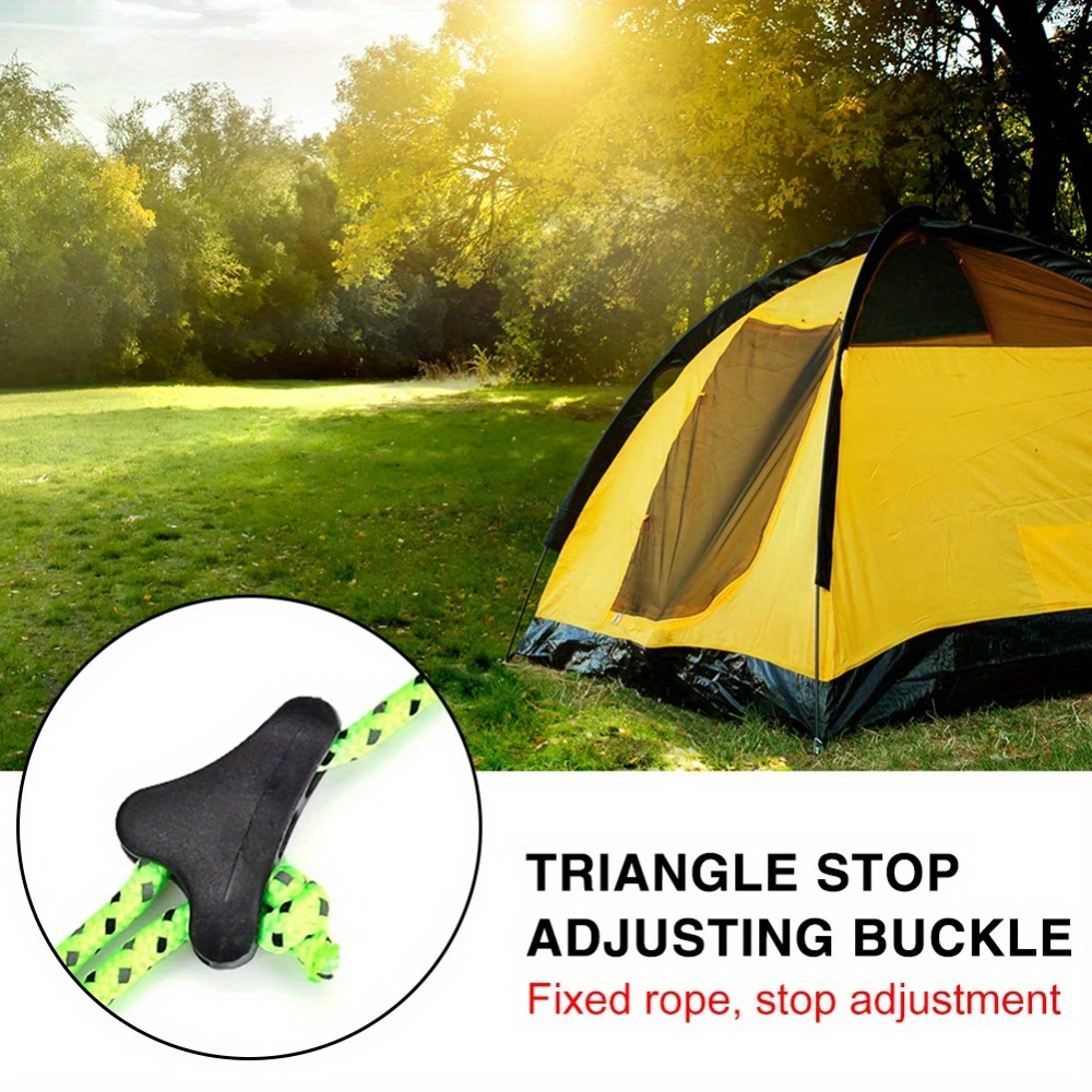 10pcs Camping Tent Rope Buckle - Outdoor Camping Extension Cord ulasan dan harga
