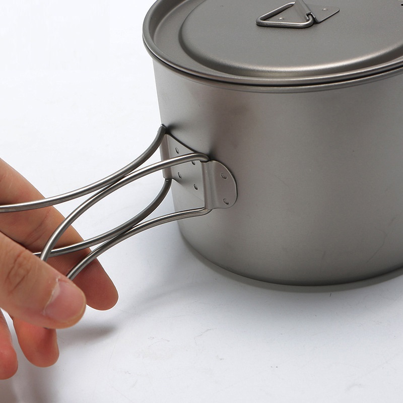 Outdoor Picnic Titanium Cookin - Camp Cooking Set ulasan dan harga