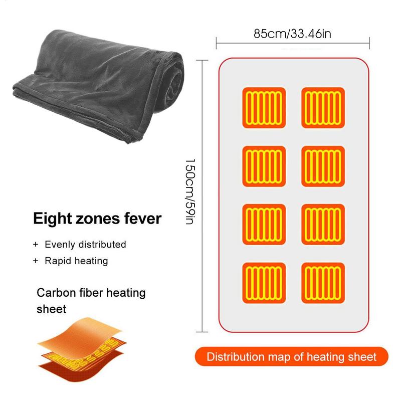 Heated Shawl Wraps Heating Ele - Outdoor Camping Heated Blanket ulasan dan harga