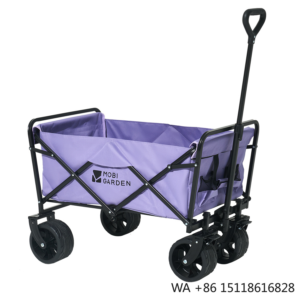 Mobi Garden Foldable Four-Whee - Outdoor Camping Folding Table ulasan dan harga