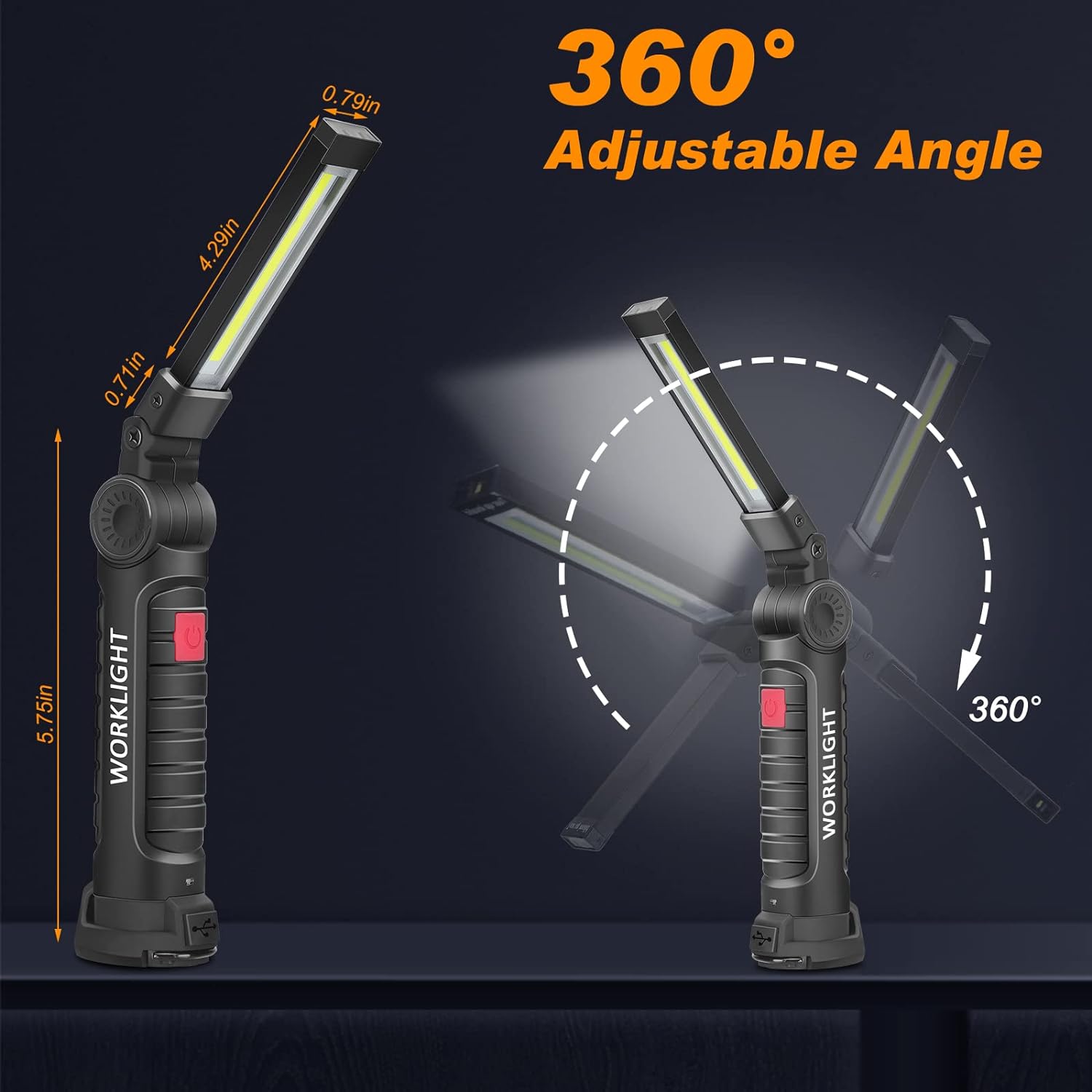 Portable Handheld Flashlight U - Outdoor Camping Light Portable ulasan dan harga