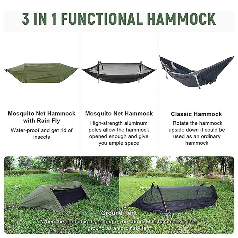 3-in-1 Tunnel Mosquito Net Ham - Outdoor Camping Solo ulasan dan harga
