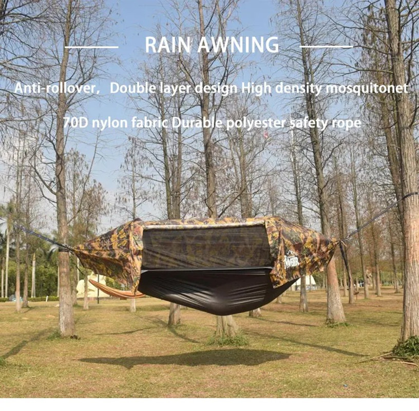3-in-1 Tunnel Mosquito Net Ham - Outdoor Camping Solo ulasan dan harga