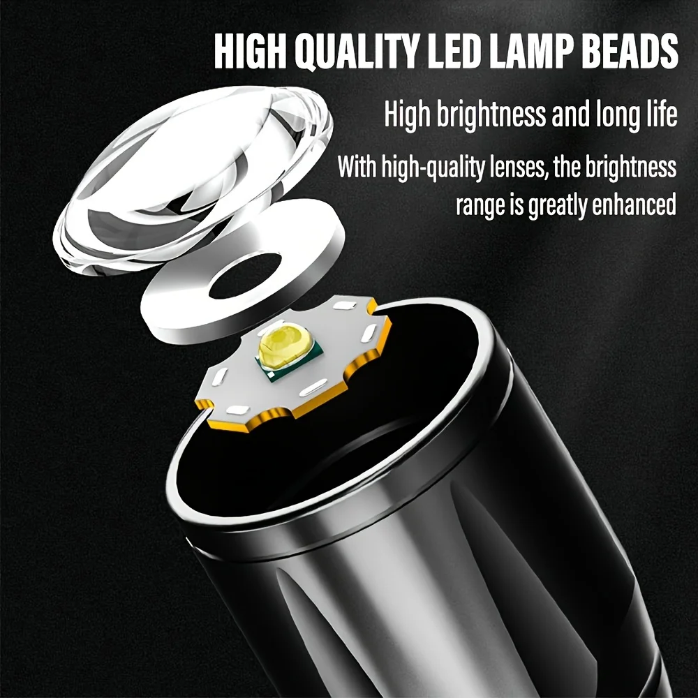 Mini LED Flashlight COB Floodl - Outdoor Camping Light Portable ulasan dan harga