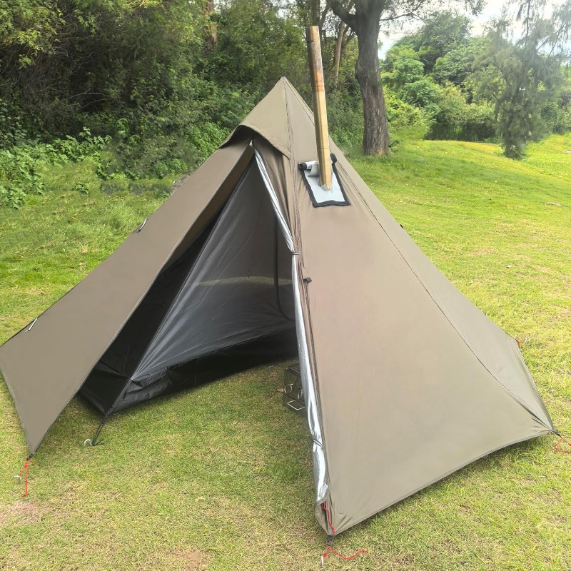 Pyramid Camping Tent Ultra-lig - Outdoor Camping Solo ulasan dan harga