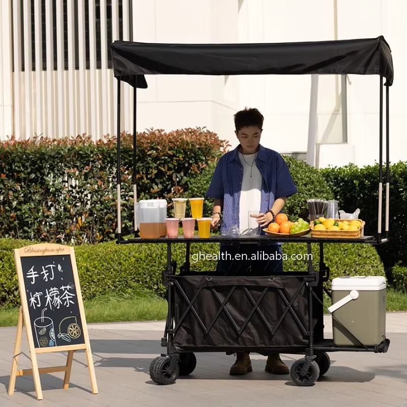 Stall Folding Steel Table Trol - Outdoor Camping Folding Table ulasan dan harga