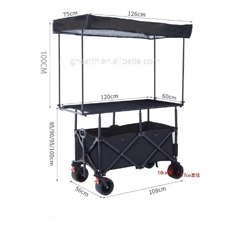 Stall Folding Steel Table Trol - Outdoor Camping Folding Table ulasan dan harga