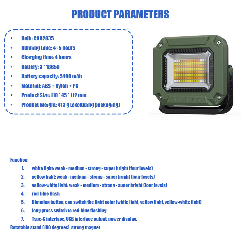 VOLODYMYR LED Camping Tent Lig - Outdoor Camping Tent Waterproof ulasan dan harga