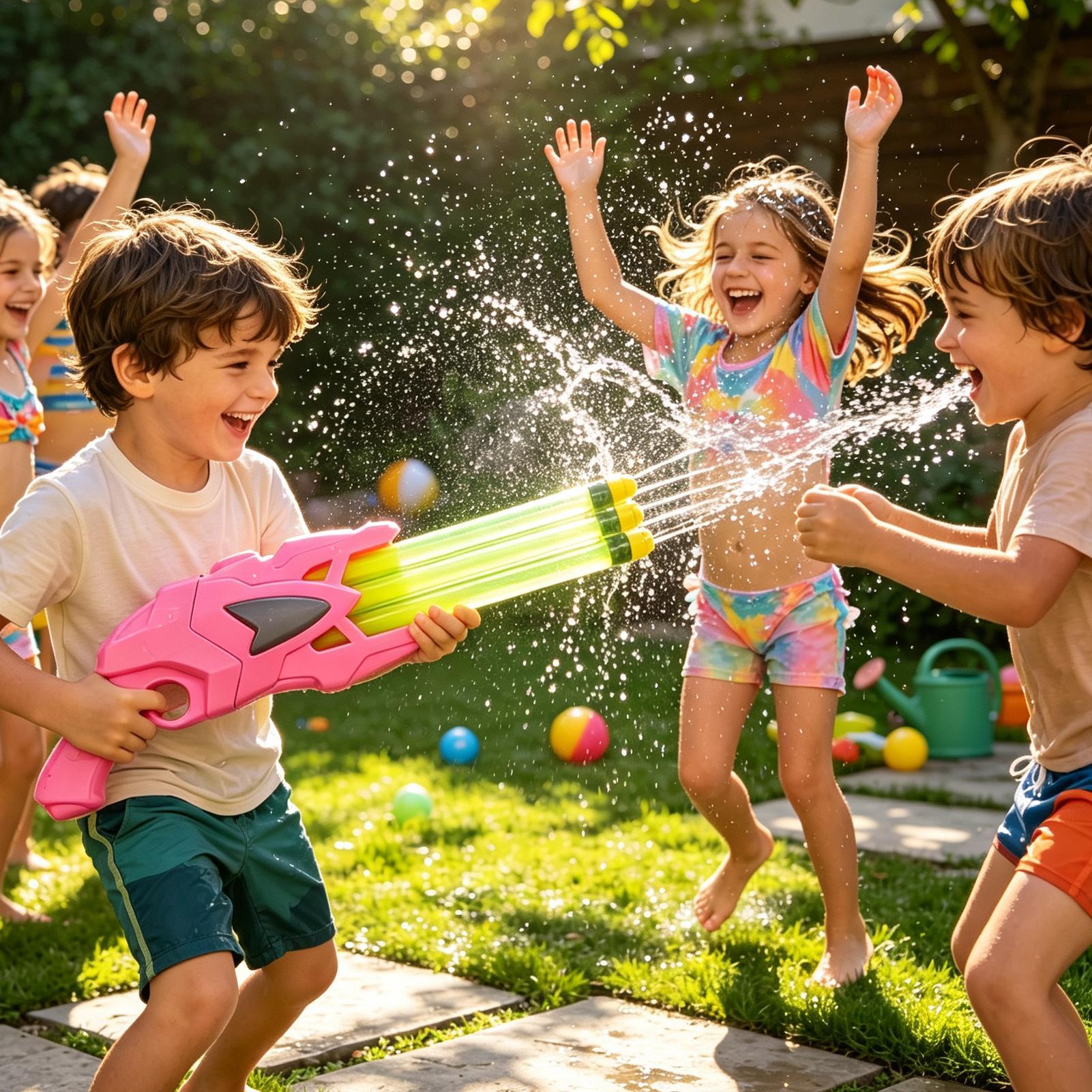 Water Squirter Pull-Out Multi- - Outdoor Boys Camping Youtube ulasan dan harga