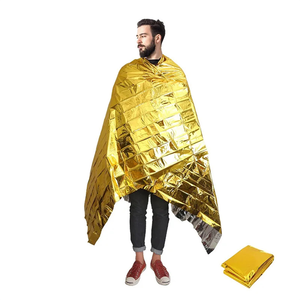 5Pcs Emergency Thermal Blanket - Outdoor Camping Carpet ulasan dan harga