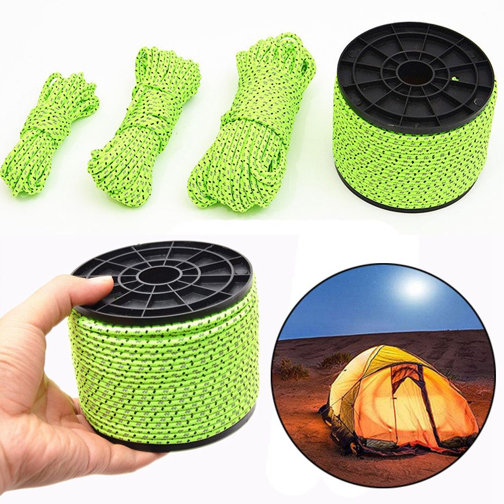 5/10/20/100M Reflective Tent R - Outdoor Camping Extension Cord ulasan dan harga