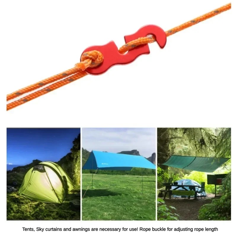 Triple Eye S Shape Tent Wind R - Outdoor Camping Extension Cord ulasan dan harga