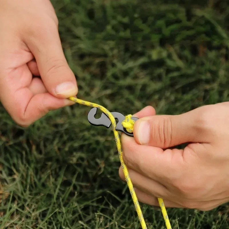 Triple Eye S Shape Tent Wind R - Outdoor Camping Extension Cord ulasan dan harga
