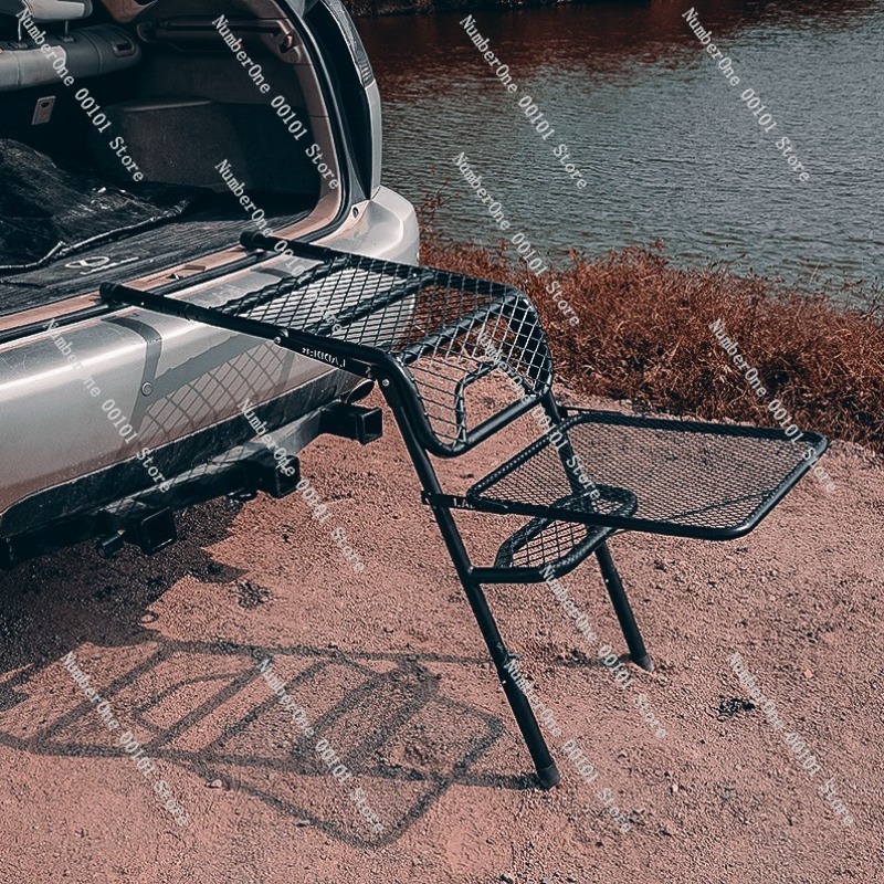 Outdoor Folding Ladder and Tab - Outdoor Camping Folding Table ulasan dan harga