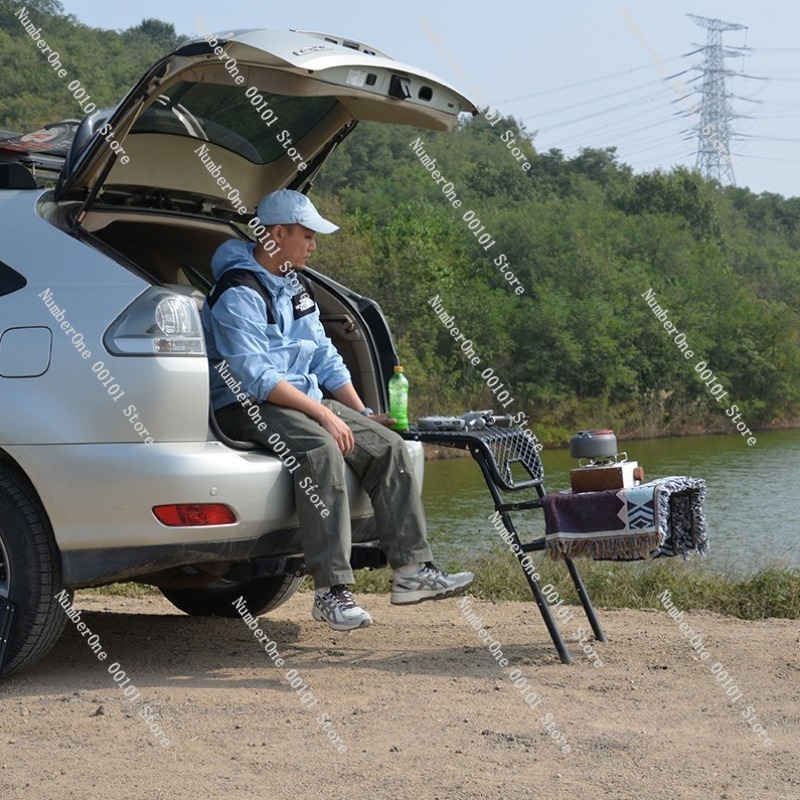 Outdoor Folding Ladder and Tab - Outdoor Camping Folding Table ulasan dan harga