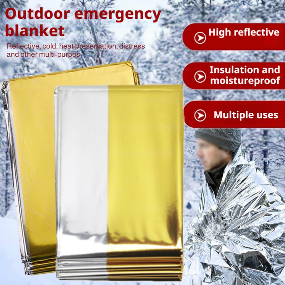 Hypothermia Rescue First Aid C - Outdoor Camping Heated Blanket ulasan dan harga